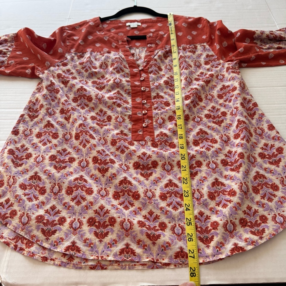 Sundance Explorer Patchwork Boho Popover Shirt - image 13